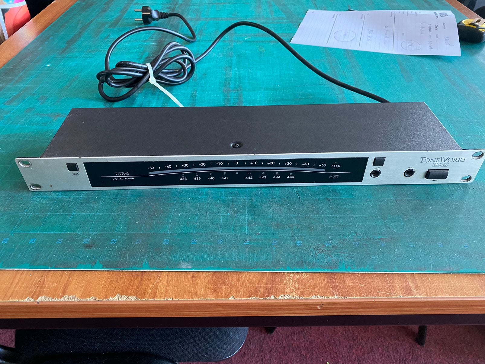 Korg Racktuner DTR-2 19”, Muziek en Instrumenten, Effecten, Ophalen of Verzenden, Gebruikt, Overige typen