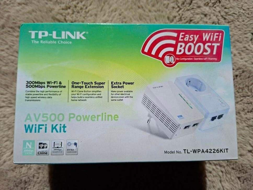TP-Link AV500 Powerline WiFi Kit - TL-WPA4226KIT, Ophalen of Verzenden, Nieuw, TP-Link