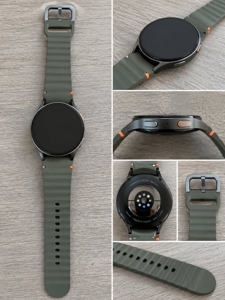 Samsung Galaxy Watch7 44mm Green – krasvrij, Stappen, Samsung ⌚️, Ophalen of Verzenden, Zo goed als nieuw