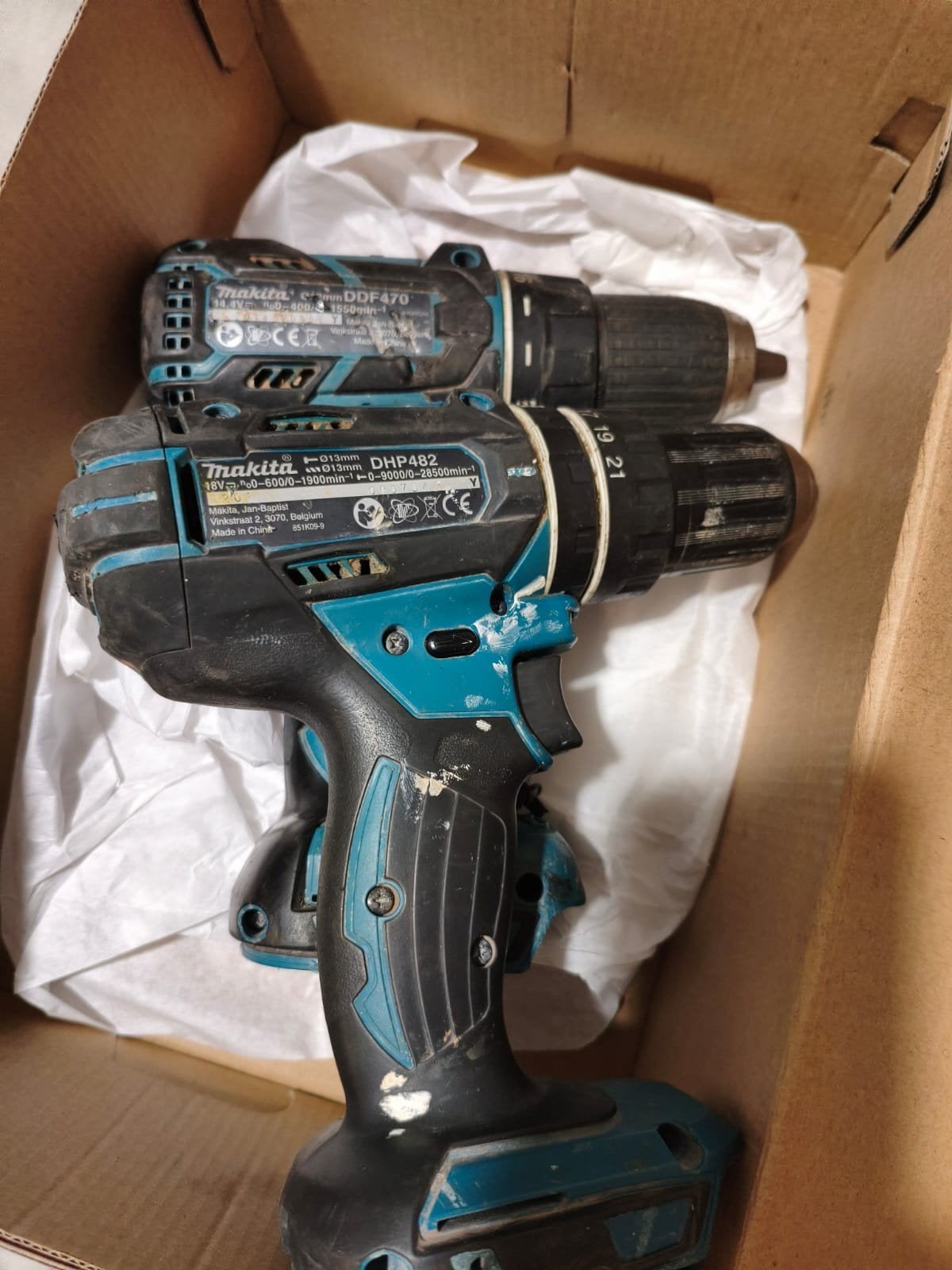 Makita Boormachines & Slagmoersleutel (defect/onderdelen), Ophalen, Gebruikt, Overige typen
