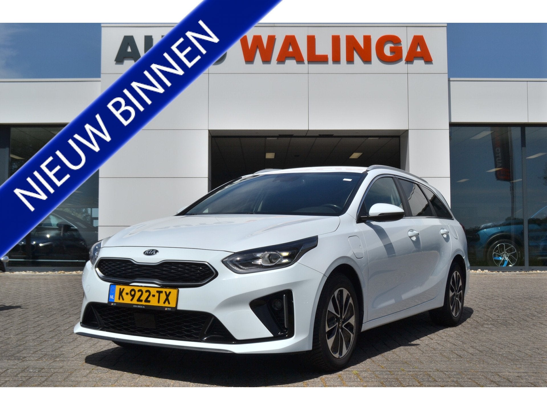 Kia Ceed Sportswagon 1.6 GDI PHEV SOH 99.6% DynamicPlusLine, 8 kWh, Stof, Gebruikt, Wit