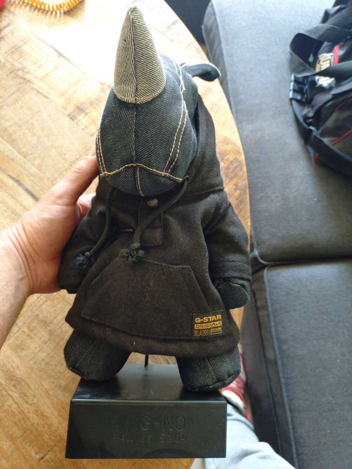 G-Star Mascotte Rhino Denim met standaard, Ophalen of Verzenden, Zo goed als nieuw, Overige typen