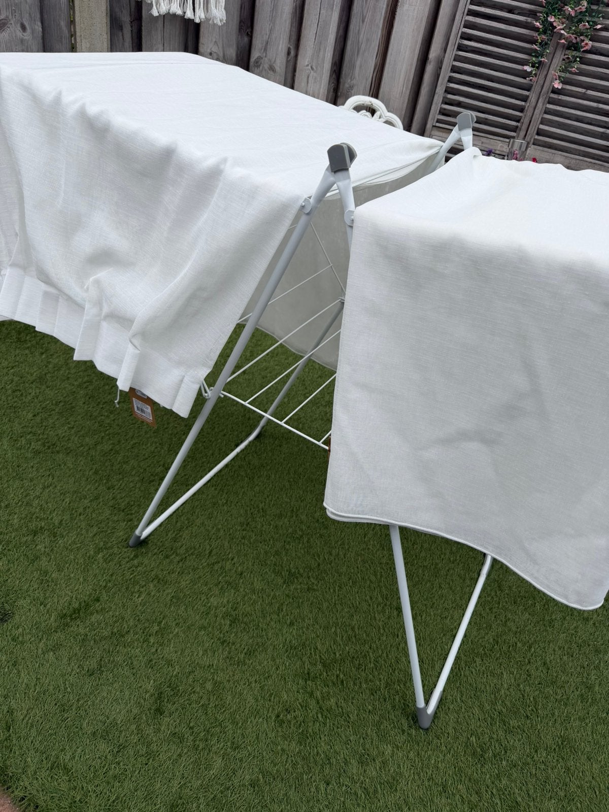 Nieuw 2X Kant en Klaar Vitrage 164cm hoog, 200 cm, Nieuw, Ophalen of Verzenden, Plooiafwerking