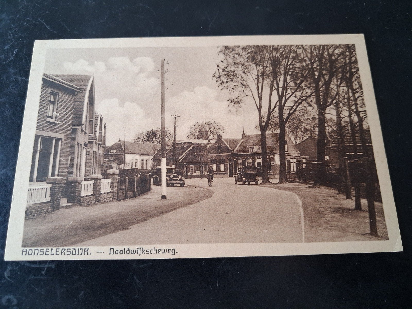 Prachtige oude ansichtkaart van Honselersdijk, Verzamelen, Ophalen of Verzenden