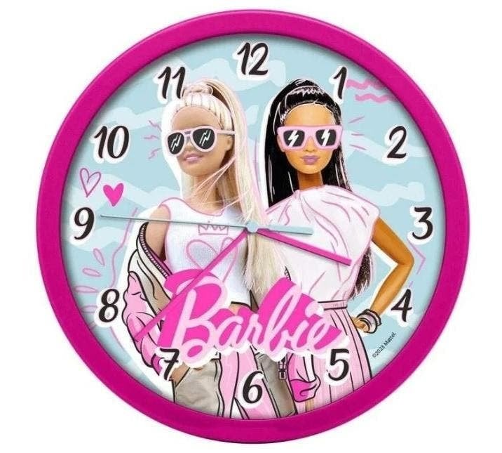 Barbie Wandklok / Klok, Ophalen of Verzenden, Nieuw