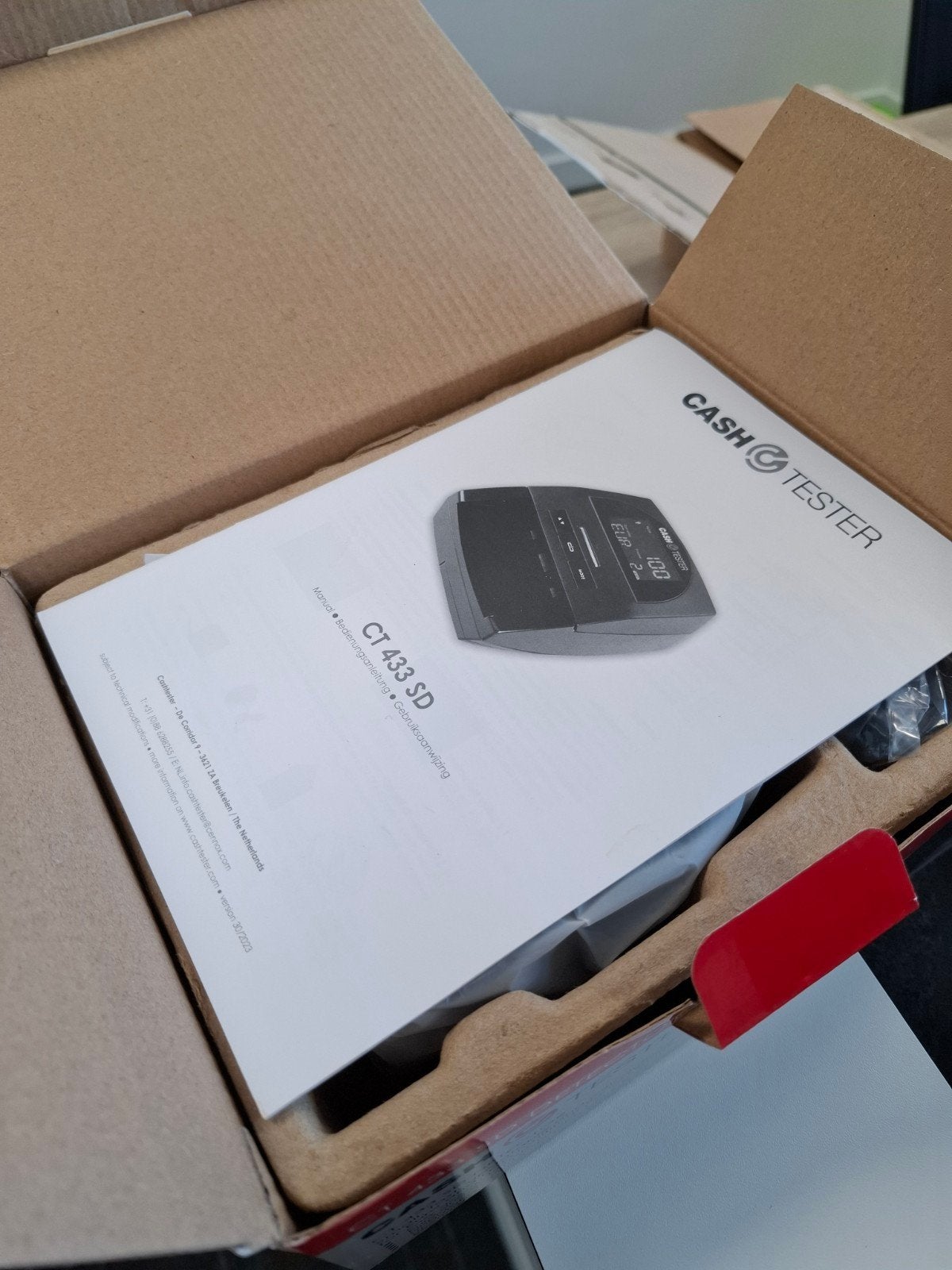2 x cashtester CT 433 SD nieuw in doos, Ophalen of Verzenden, Nieuw