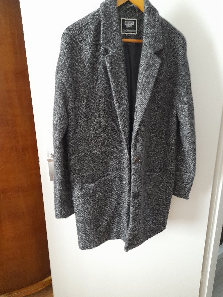 Winterjas dames, Ophalen of Verzenden, Zo goed als nieuw, Maat 42/44 (L), Grijs