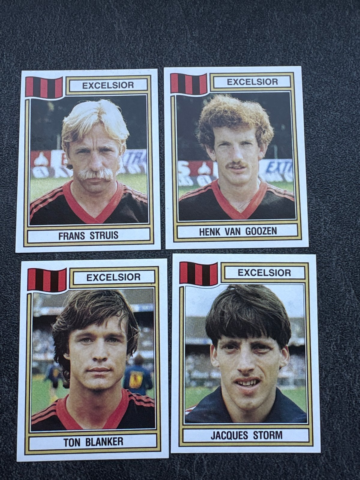 Panini Voetbal 83 Excelsior Plaatjes - Frans Struis e.a., Ophalen of Verzenden, Zo goed als nieuw, Stickers en Plaatjes