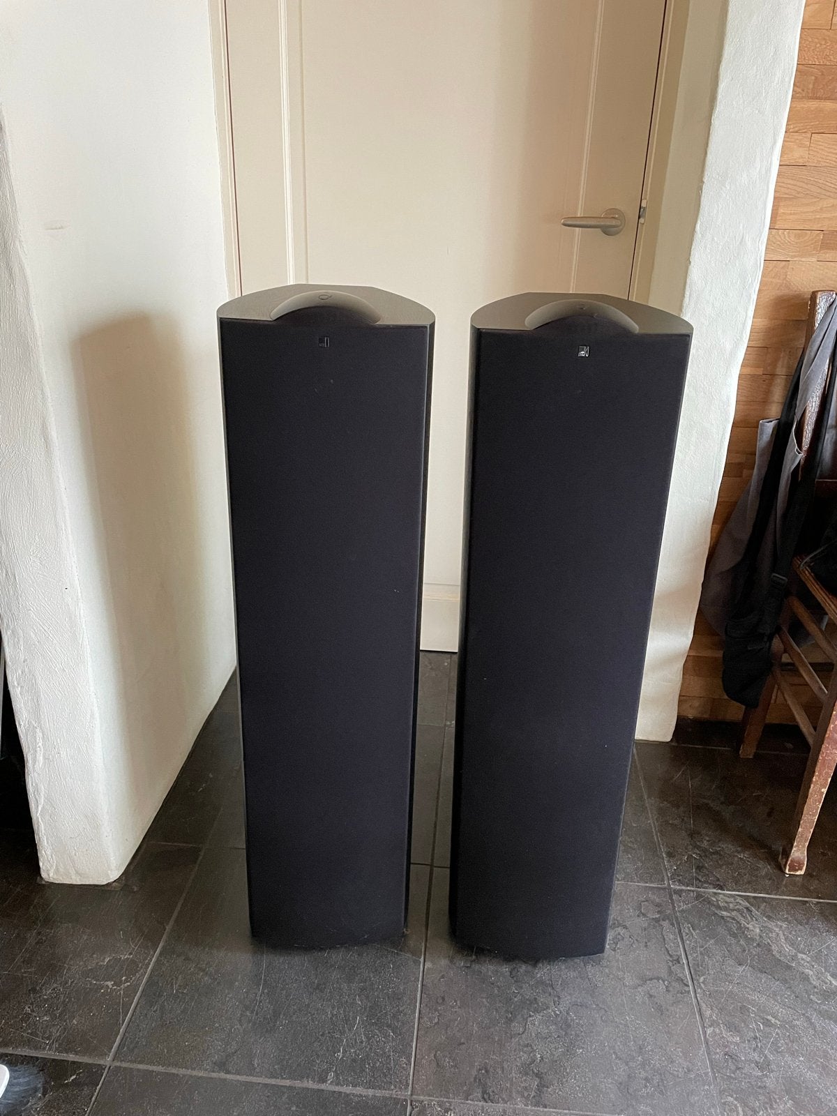 KEF Q7 Vloerstaande Luidsprekers - Zwart (Paar), Vloerstaande luidspreker, Zo goed als nieuw, Ophalen, 150 watt of meer