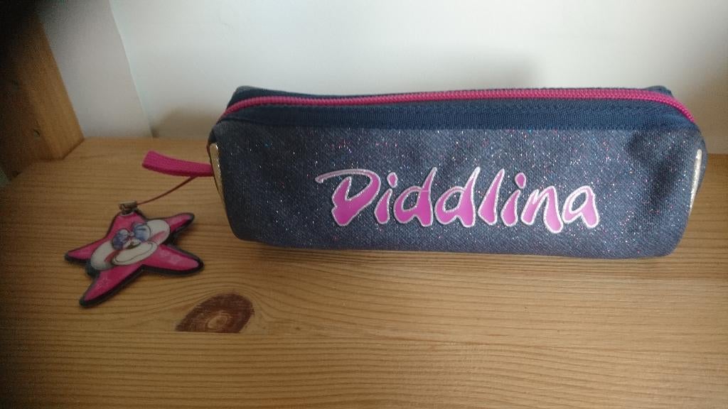 Etui Diddl Diddlina Pennenetui pennen donkerblauw blauw, Ophalen of Verzenden, Diddlina, Gebruikt, Overige typen