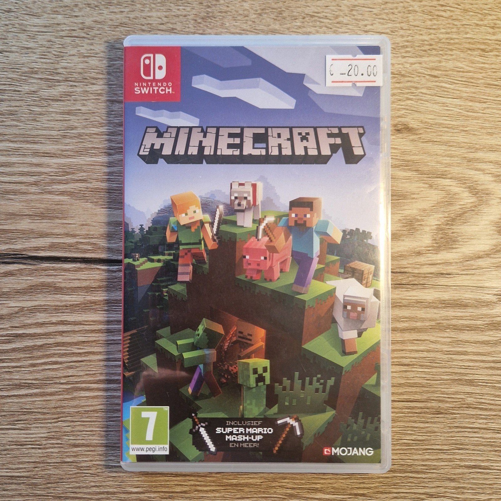 Minecraft Nintendo Switch PAL Compleet, 1 speler, Virtual Reality, Ophalen of Verzenden, Zo goed als nieuw