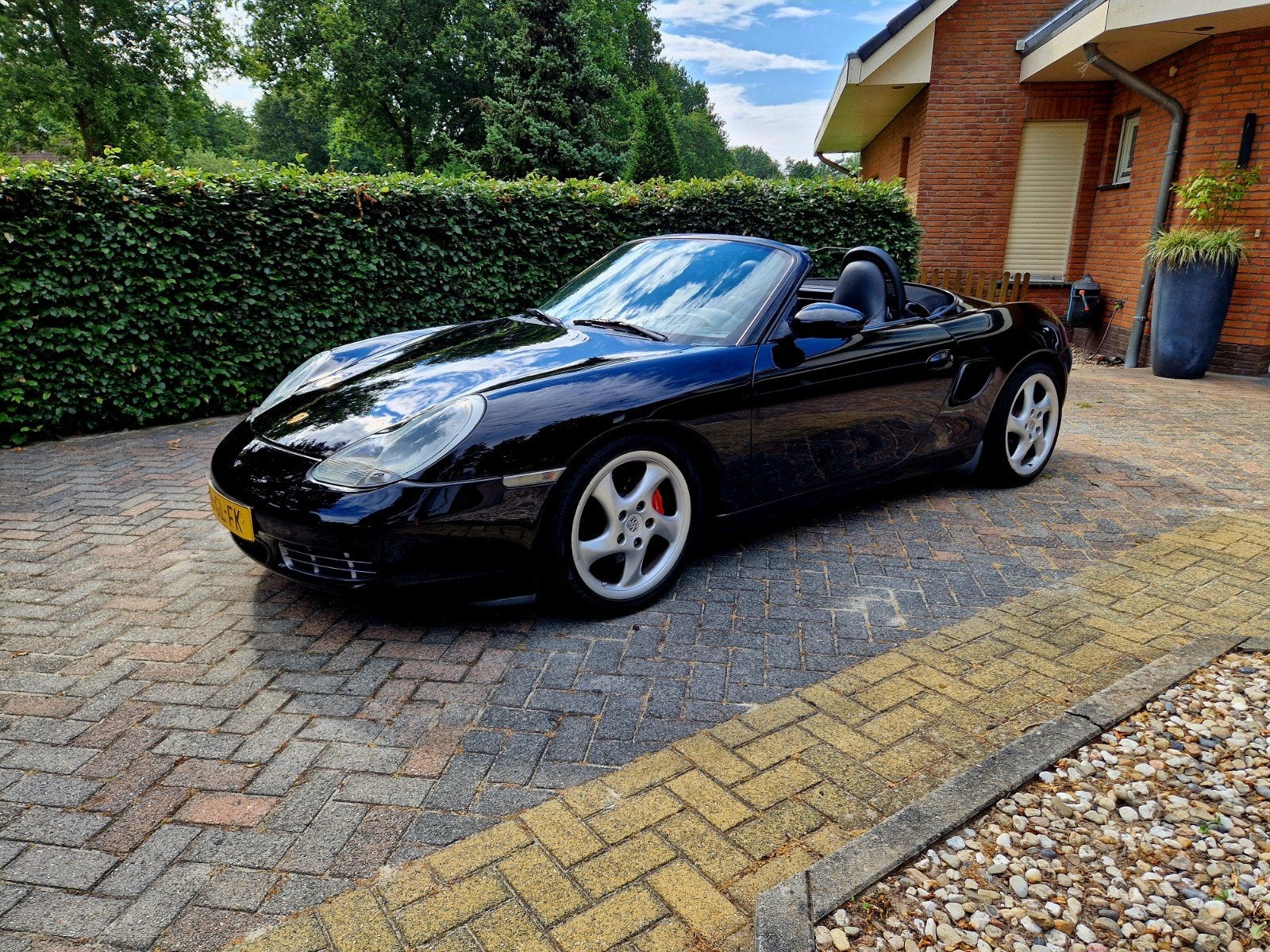 Porsche Boxster 3.2 S AUT 2001 Zwart, Auto's, Porsche, Particulier, Boxster, ABS, Airbags, Airconditioning, Alarm, Automatische klimaatregeling