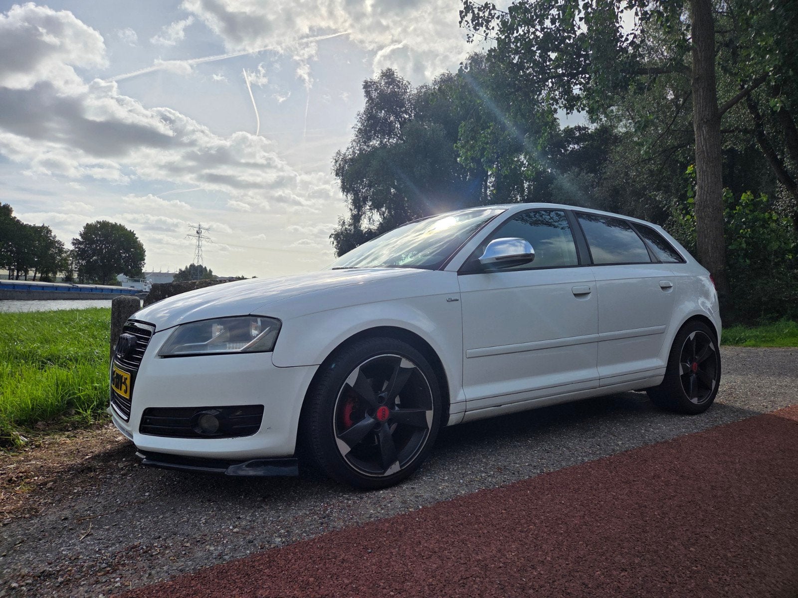 Audi A3 1.8 Tfsi Sportback 210pk NAP 2009 Wit, Auto's, Voorwielaandrijving, 15 km/l, 1295 kg, 4 cilinders