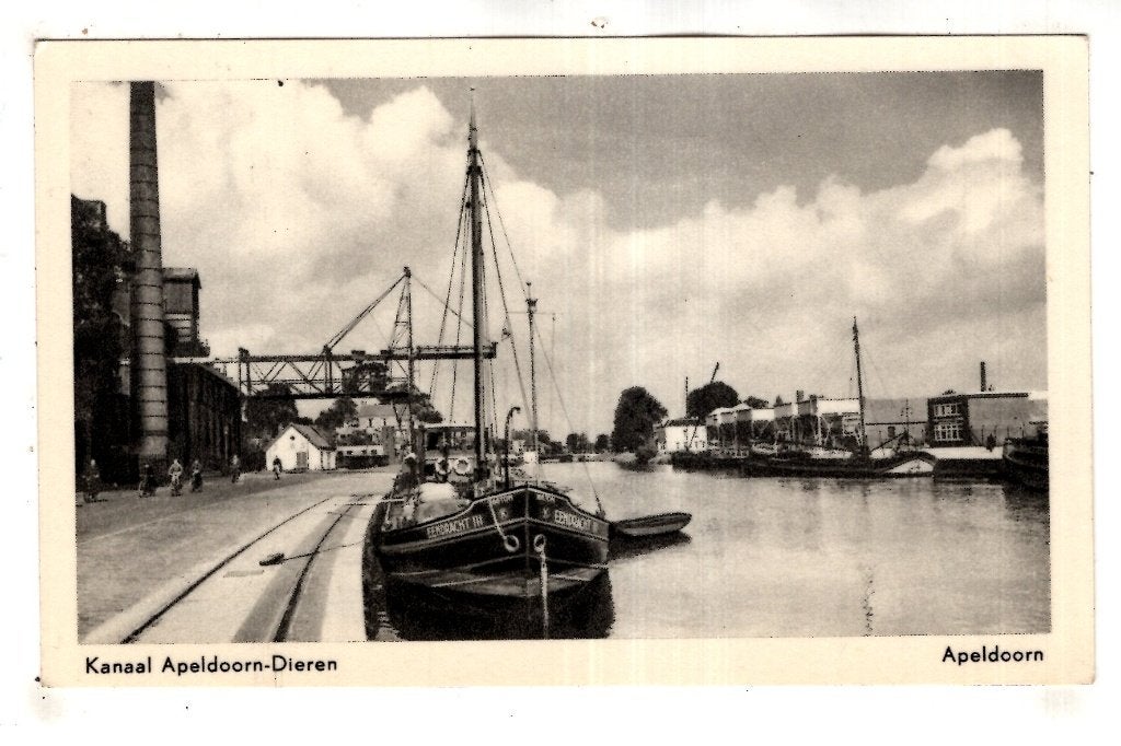 Apeldoorn  Kanaal  Loskade, Verzenden, Ongelopen, Gelderland