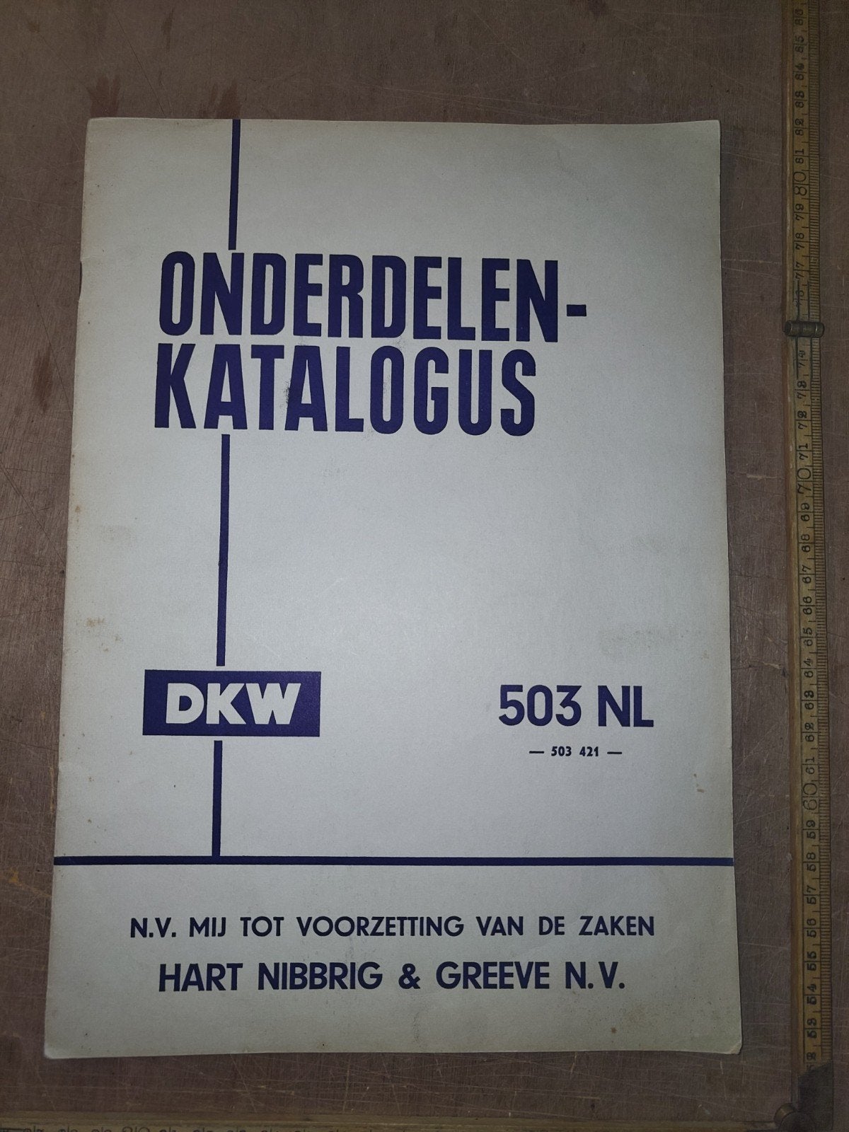 Onderdelen Katalogus DKW  503 NL, Ophalen of Verzenden