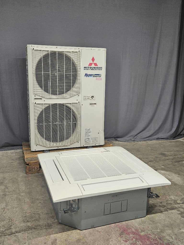 Mitsubishi Heavy FDC140VSX + FDT140VG cassette airco 16 kW, Koelen en Ontvochtigen, Verzenden, Energieklasse A of zuiniger, Refurbished