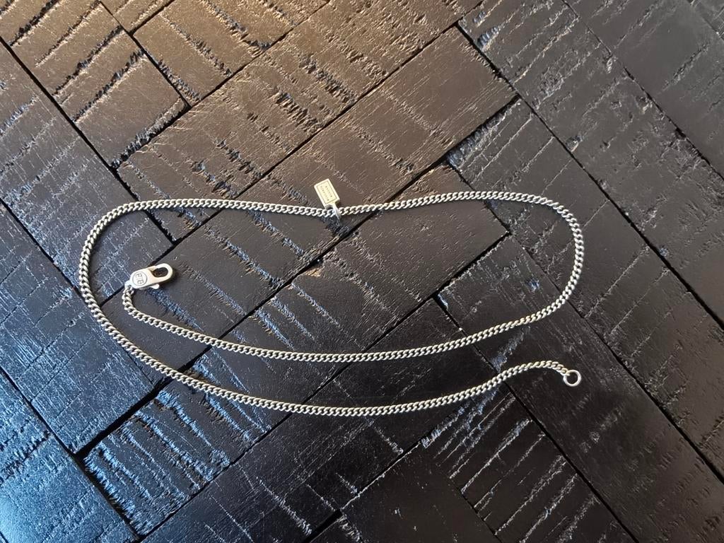 Zilveren Buddha to Buddha ketting 45 cm OPHALEN!, Sieraden, Tassen en Uiterlijk, Kettingen, Ophalen, Zo goed als nieuw, Zilver