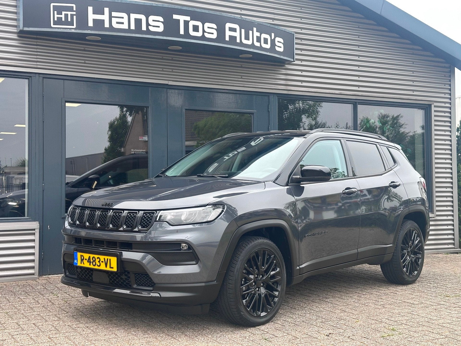 Jeep Compass 1.5T e-Hybrid AUT Night Eagle LEER / Camera / 1, Auto's, Jeep, Dealer onderhouden, Gebruikt, 4 cilinders, Bedrijf