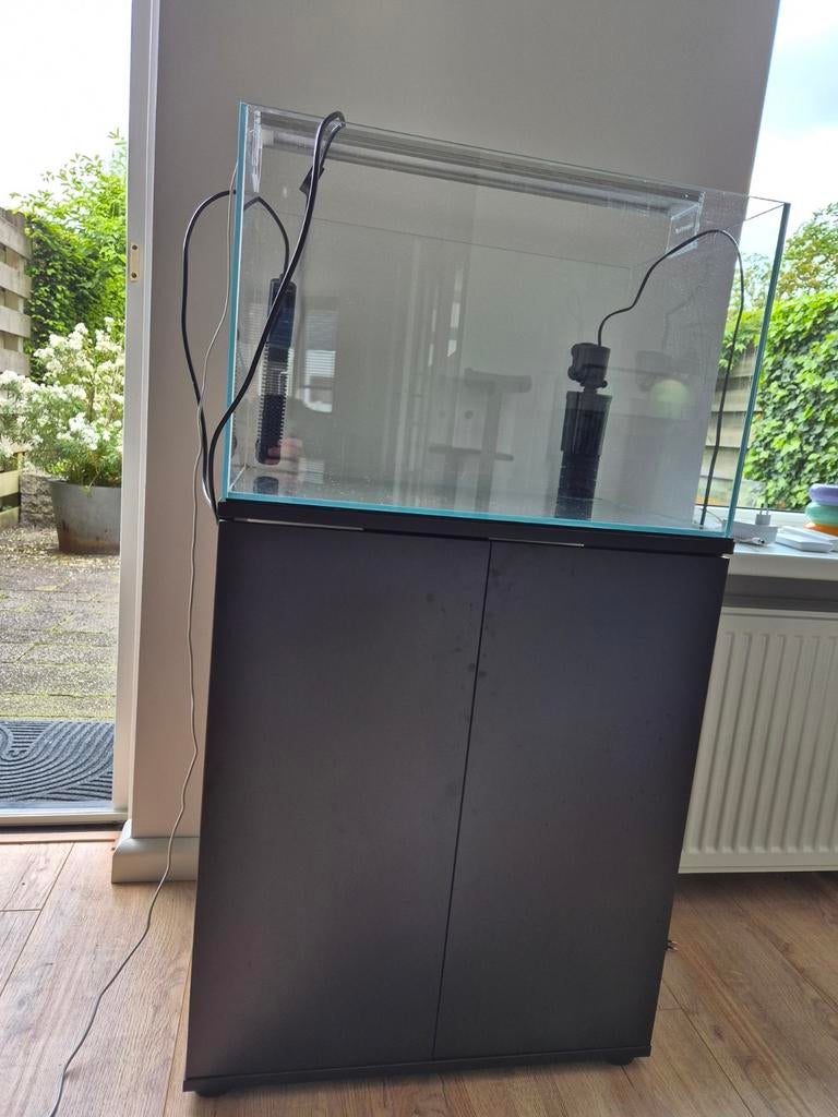 Superfish scaper 90 aquarium - 60x40x38 90 liter - compleet!, Ophalen, Zo goed als nieuw, Leeg aquarium, Superfish