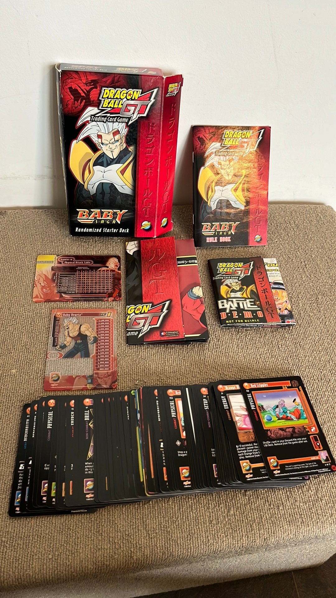 Dragonball gt baby saga, Hobby en Vrije tijd, Verzamelkaartspellen | Overige, Ophalen of Verzenden, Nieuw, Starterdeck, Foil