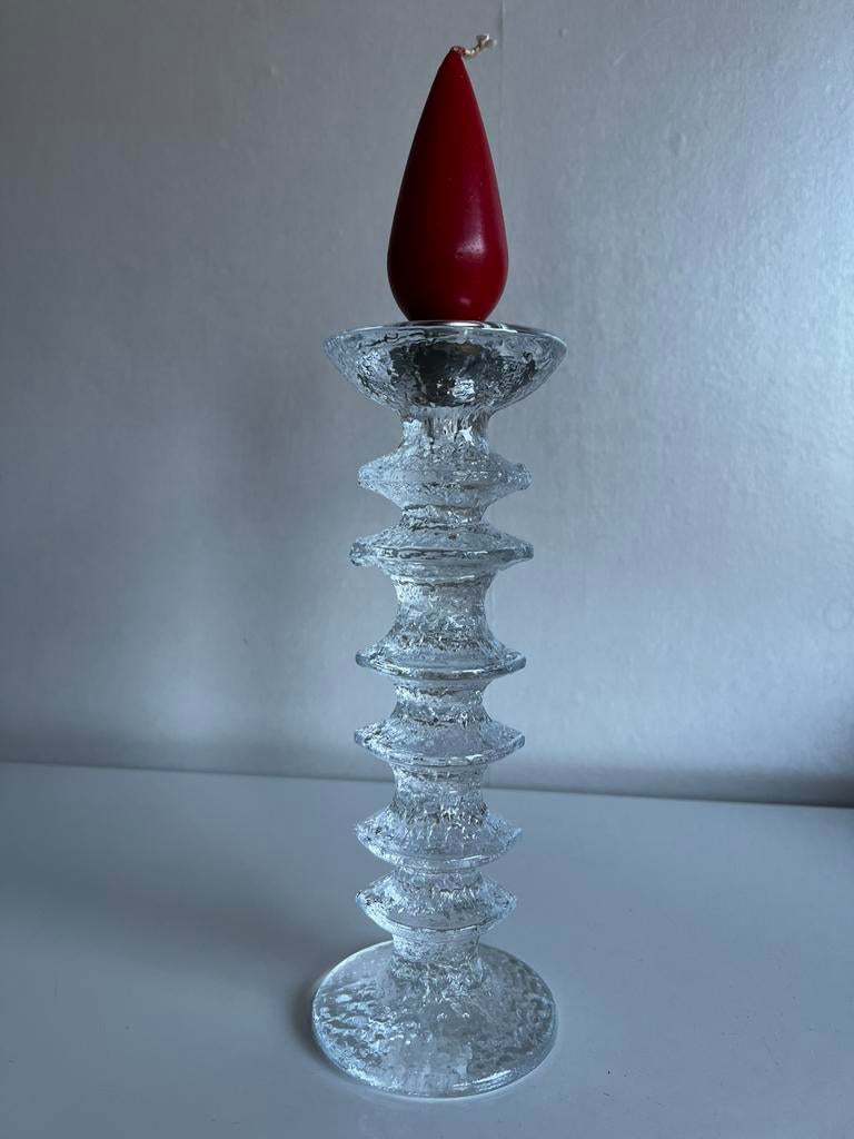 Nieuw Iittala Festivo Kandelaar Glas 6-rings Opzet Sarpaneva, Overige materialen, Nieuw, Ophalen of Verzenden, Kandelaar