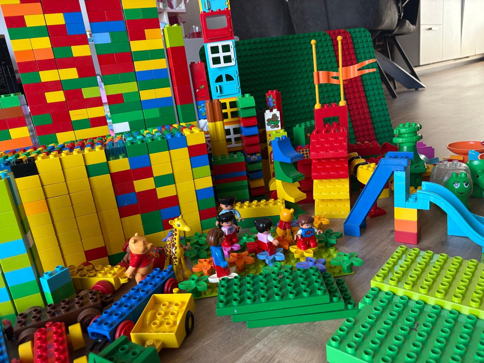Grote partij Lego Duplo: Meer dan 1000 onderdelen!, Ophalen, Gebruikt, Duplo, Inclusief accessoires