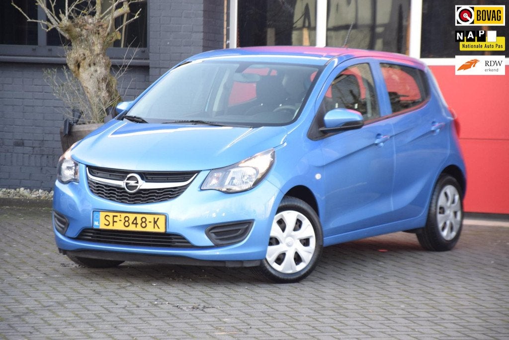 Opel KARL 1.0 ecoFLEX Edition 2018 Airco Cruise control Blue, Auto's, Opel, Voorwielaandrijving, 839 kg, Stof, Blauw