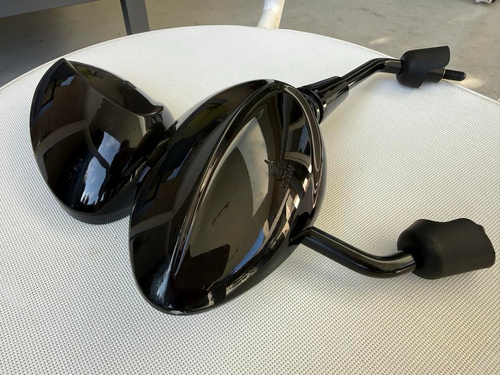 Vespa Sprint spiegels - zwart - set, Fietsen en Brommers, Ophalen of Verzenden, Zo goed als nieuw, Overige typen, Vespa