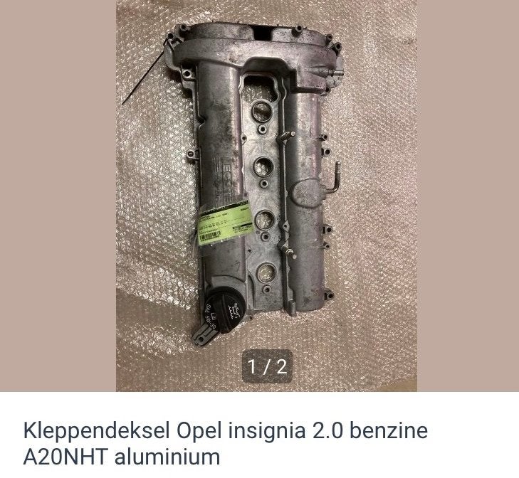 Kleppendeksel Opel Insignia 2.0 Benzine A20NHT Aluminium, Ophalen of Verzenden, Gebruikt, Opel