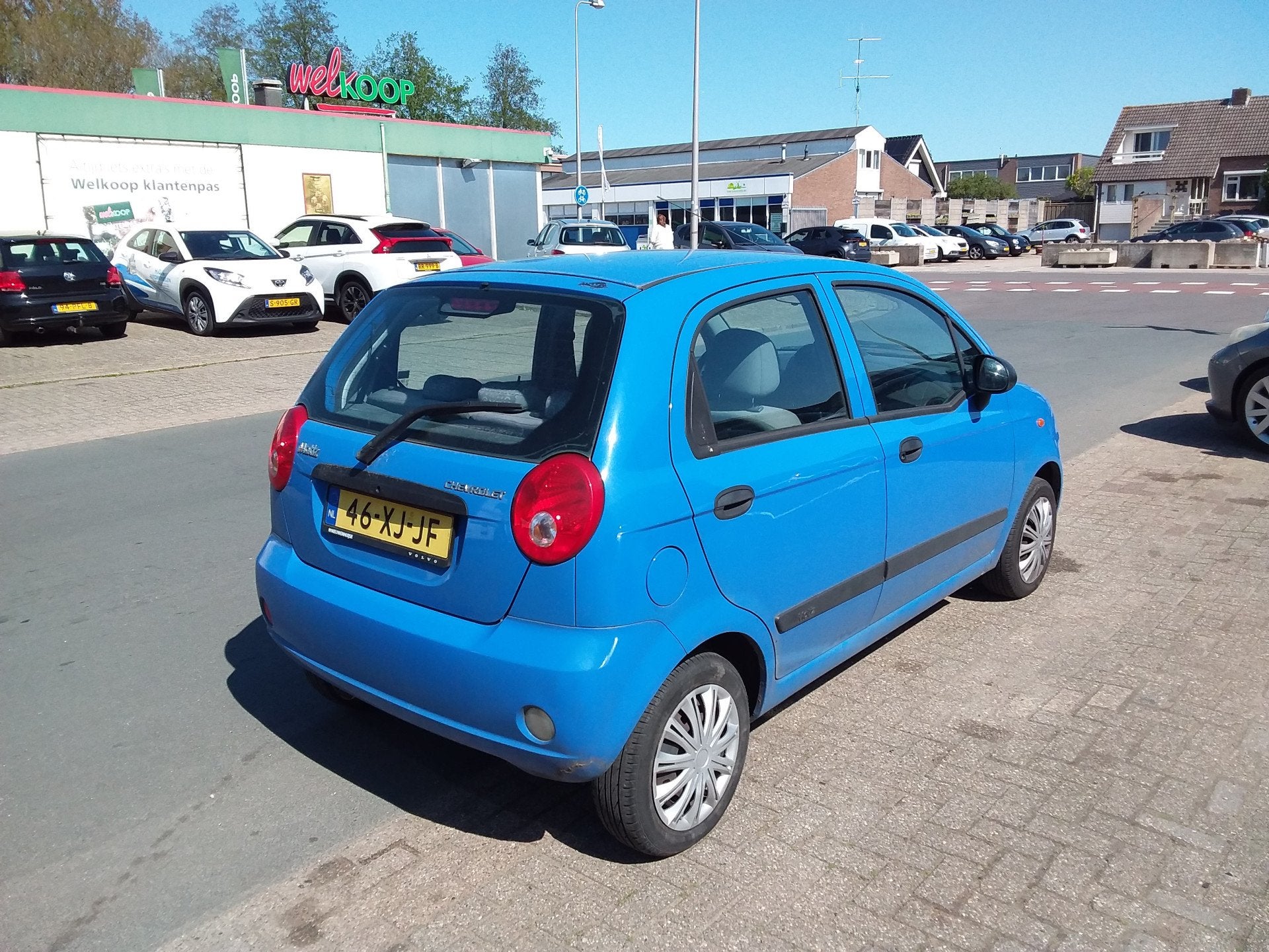 Chevrolet Matiz 0.8 Spirit (bj 2007), Auto's, Voorwielaandrijving, Gebruikt, Blauw, Origineel Nederlands