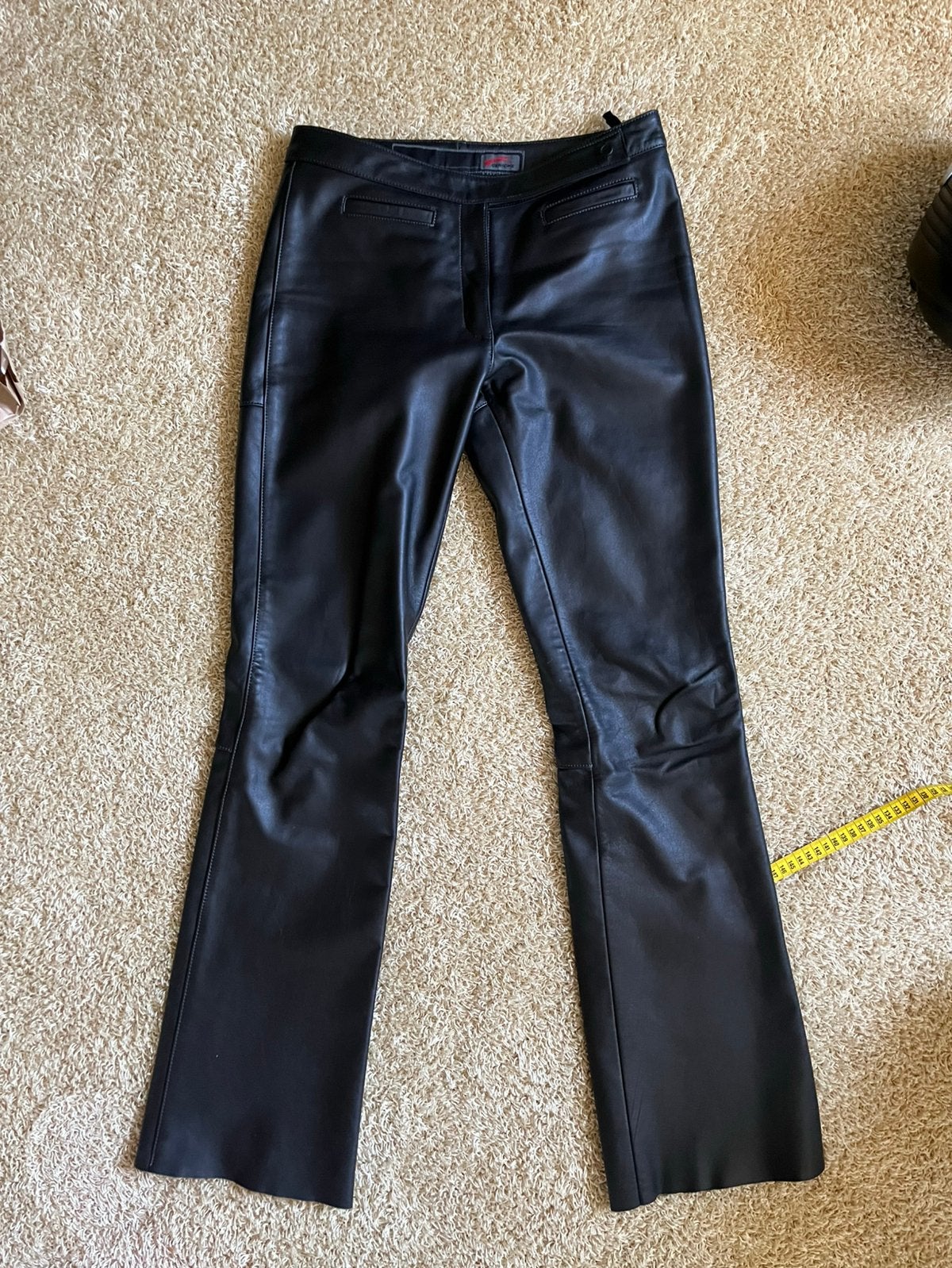 Hein Gericke dames leren motor broek zwart mt. 38/40, Ophalen of Verzenden, Tweedehands, Dames, Broek | leer