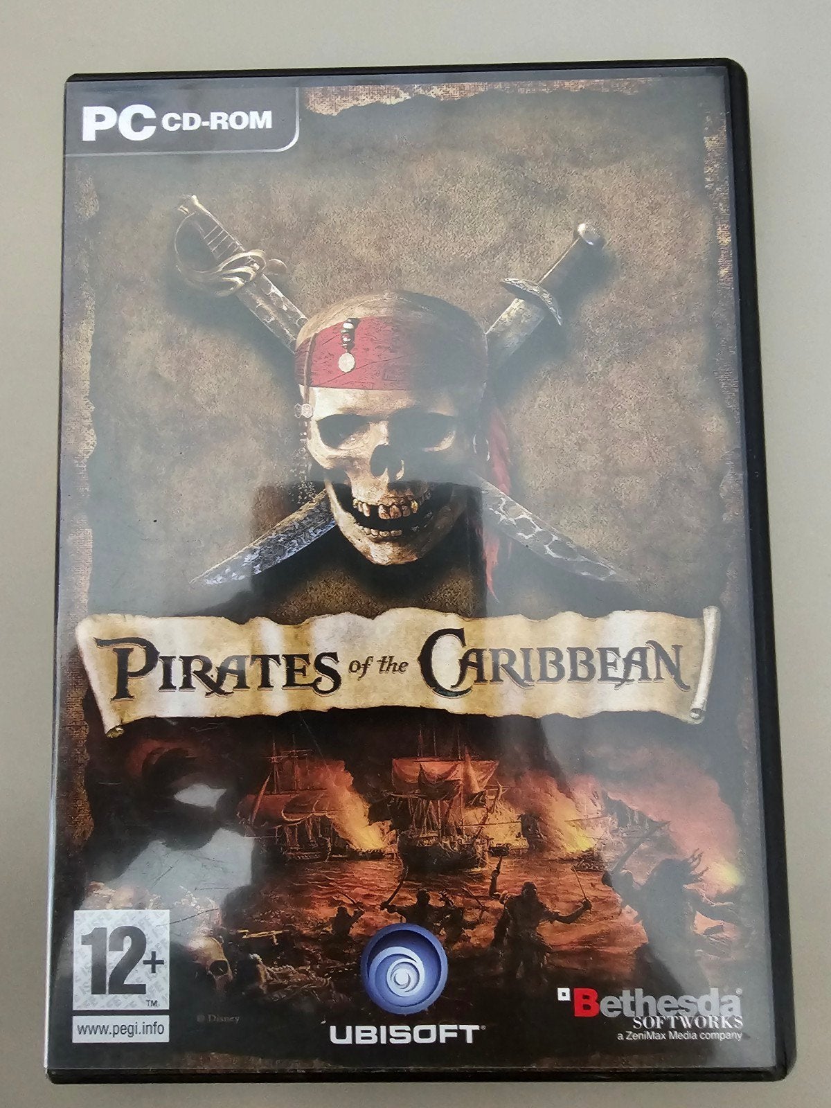 Pc game Pirates of the Caribbean

In de hoogtijdagen van pir, Avontuur en Actie, 1 speler, Ophalen of Verzenden, Zo goed als nieuw