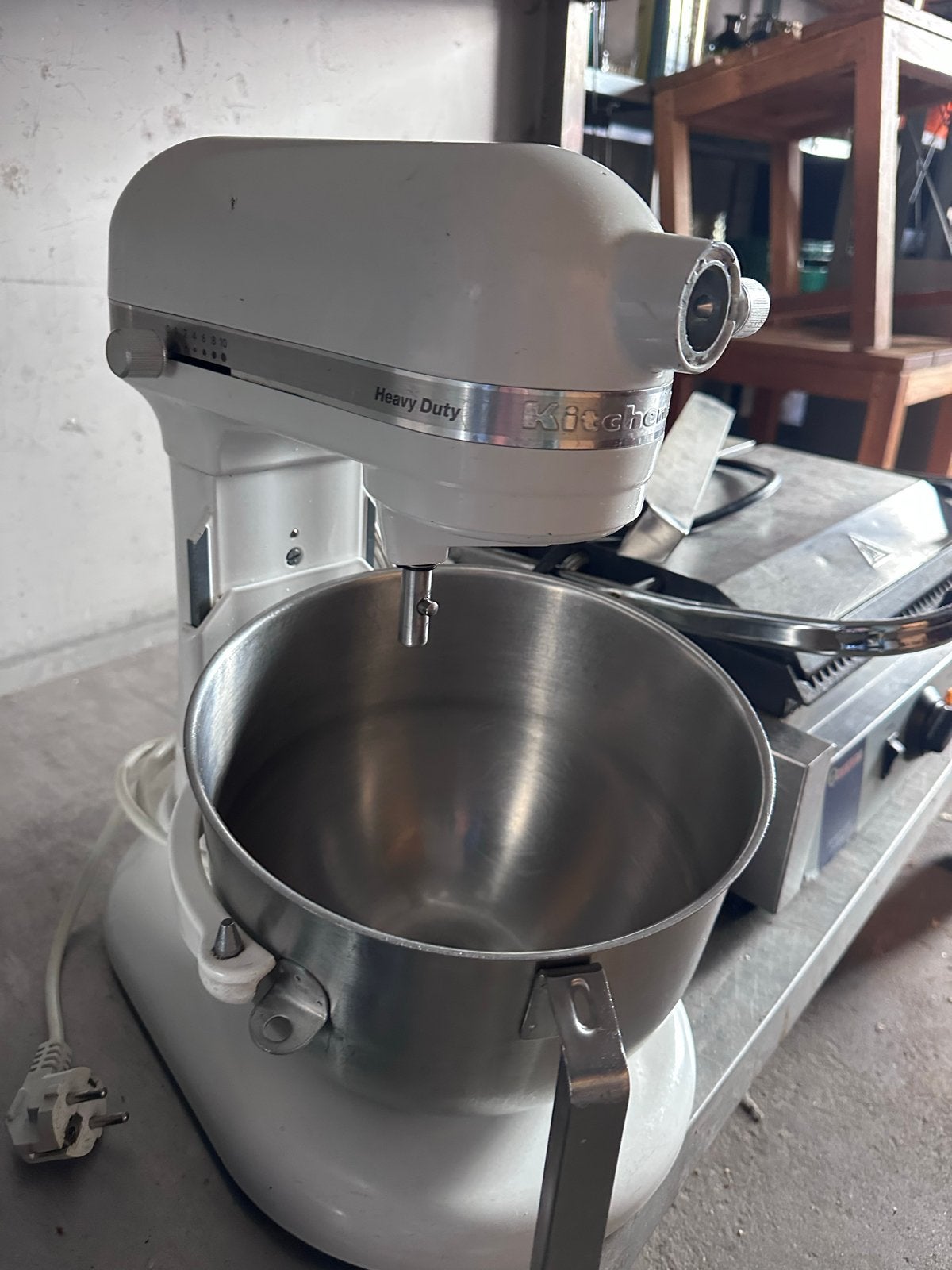 KitchenAid Heavy Duty mixer - Wit, Witgoed en Apparatuur, 4 liter of meer, Ophalen of Verzenden, Gebruikt, 3 snelheden of meer