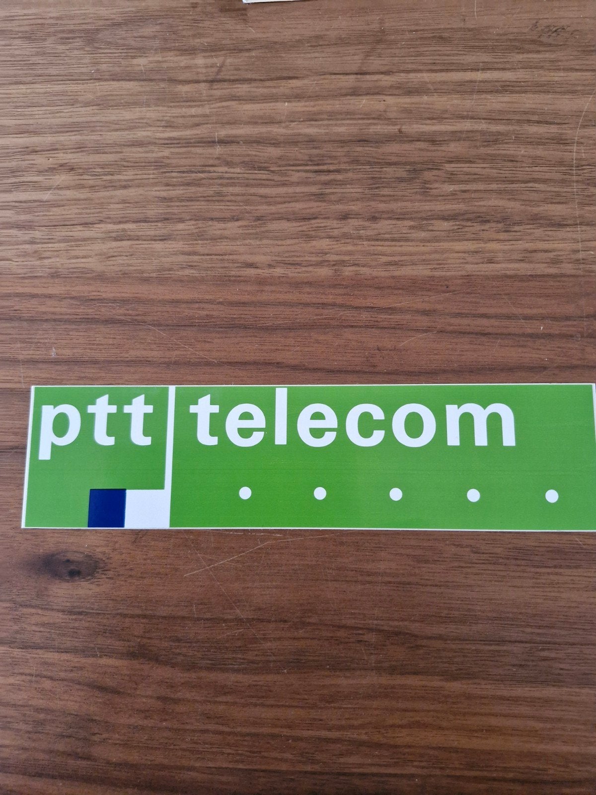 10314 PTT Telecom sticker - Vintage logo, Ophalen of Verzenden, Nieuw, Bedrijf of Vereniging