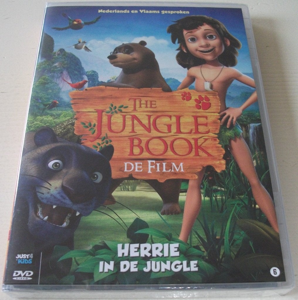Dvd *** JUNGLE BOOK *** Herrie in de Jungle *NIEUW*, Avontuur, Vanaf 6 jaar, Nieuw in verpakking, Film