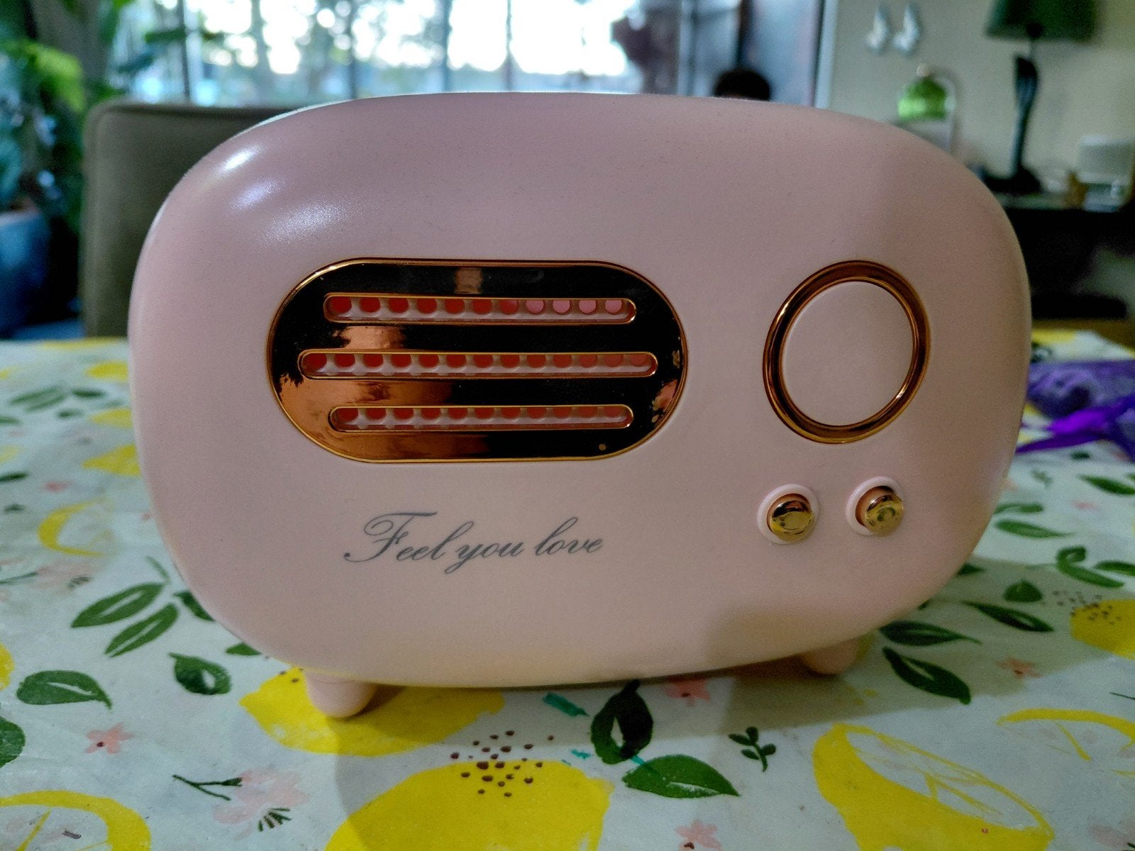 Vintage Radio Look Tissuebox - Roze, Ophalen, Vintage, Zo goed als nieuw, Roze
