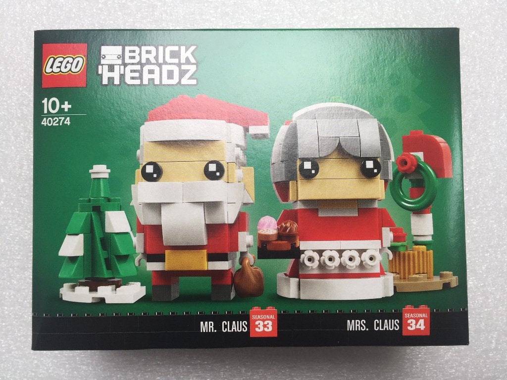 LEGO® Brickheadz 40274 - Kerstman & Kerstvrouw *Nieuw*, Verzenden, BrickHeadz, Lego, Nieuw