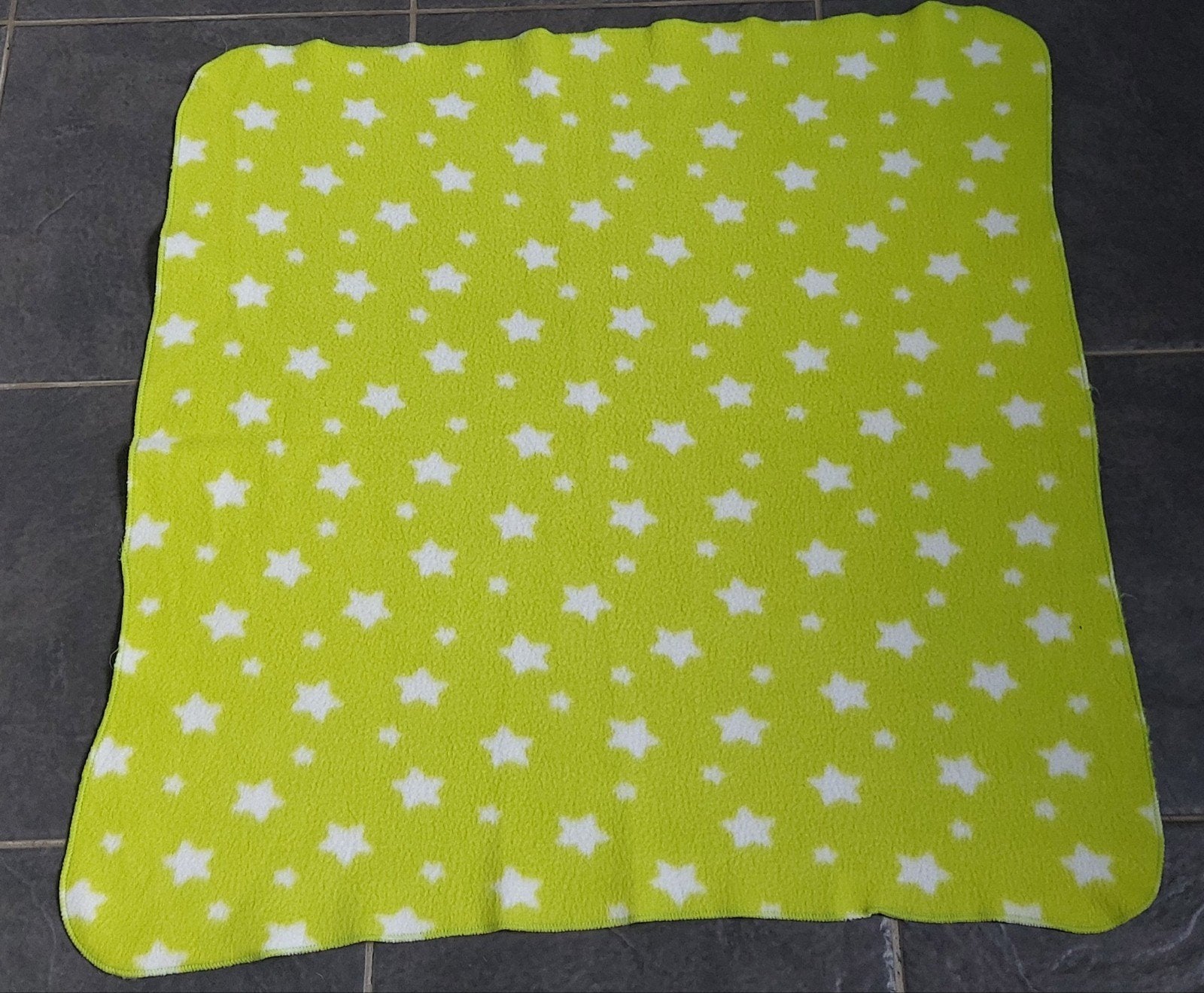 Groene deken met witte sterren 75x80cm, Ophalen, Groen, 80 cm, Overige merken