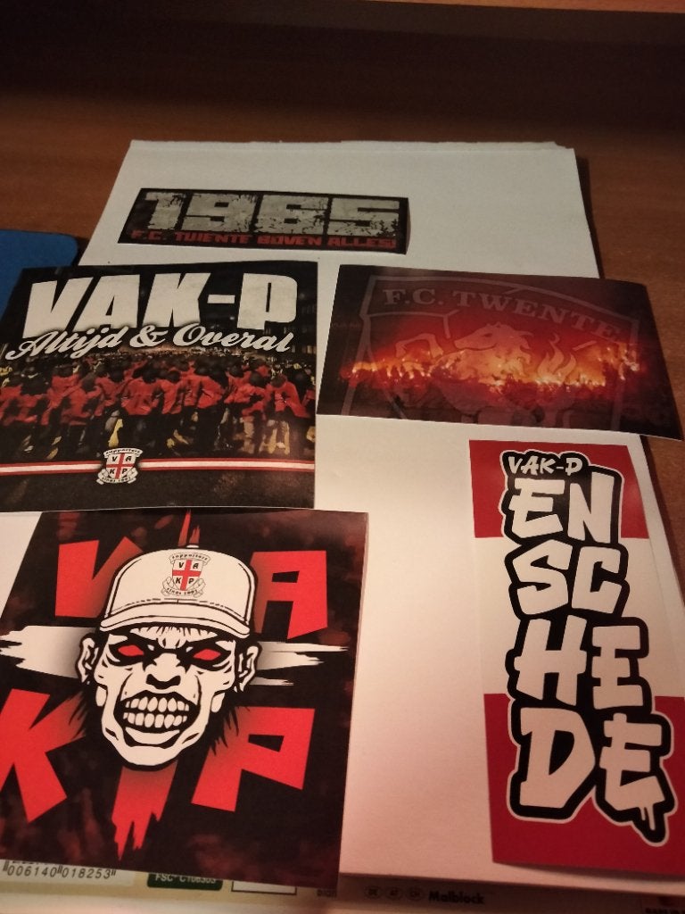 Vak p fc twente stickers, Ophalen of Verzenden, Zo goed als nieuw, F.C. Twente, Poster, Plaatje of Sticker