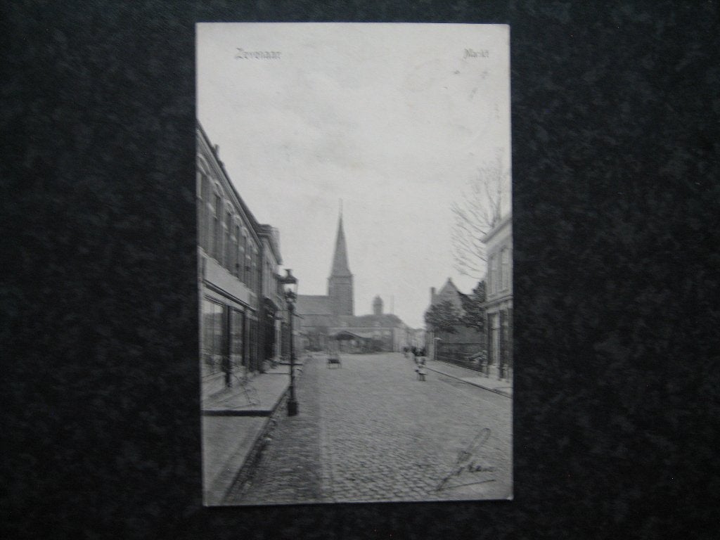 ZEVENAAR  Markt 1912, Verzamelen, Ophalen of Verzenden, Voor 1920, Gelderland