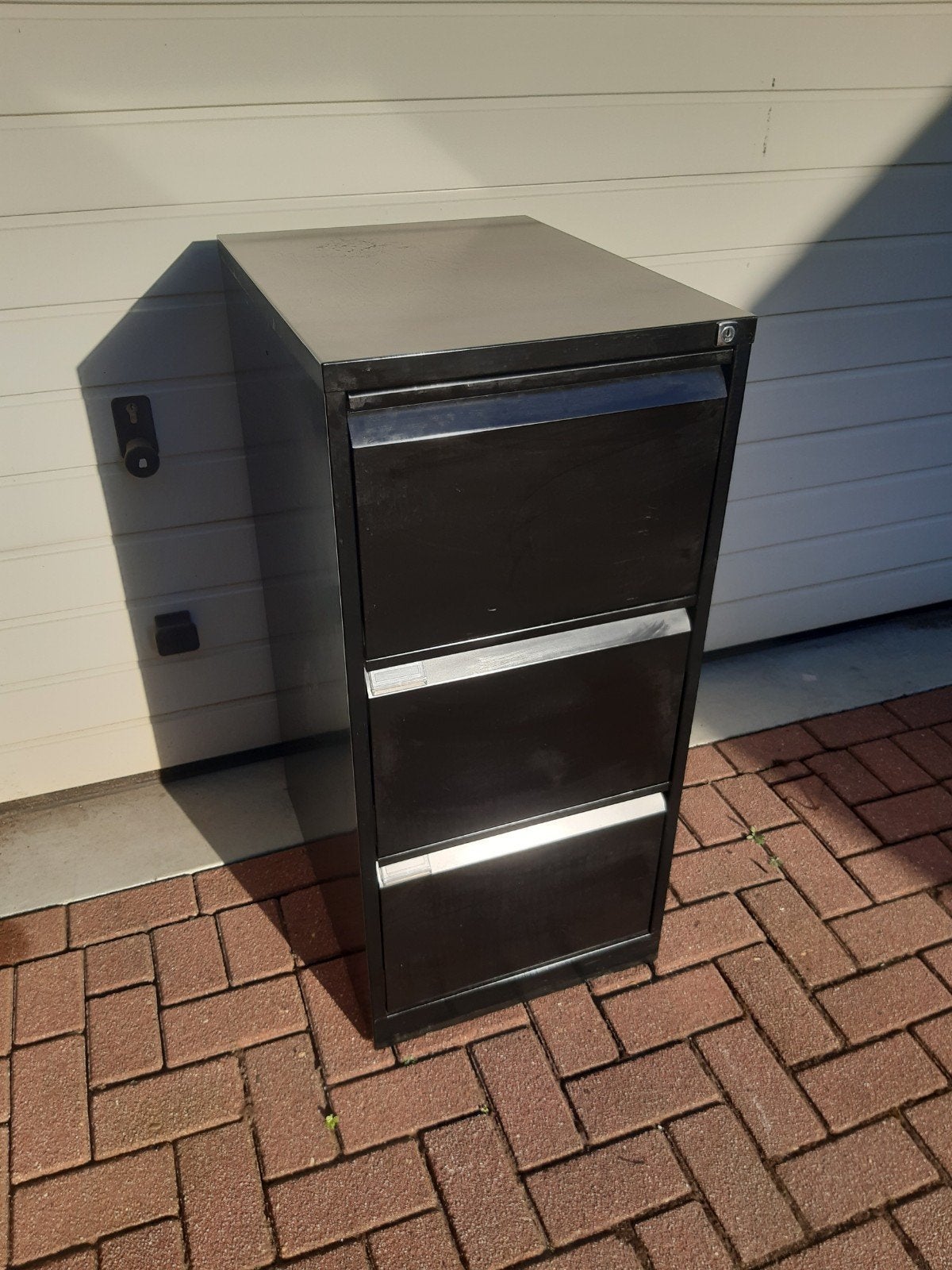 2 x dossierkast ladenkast archiefkast hangmappenkast zwart, Ophalen, Minder dan 50 cm, Gebruikt, 100 tot 150 cm