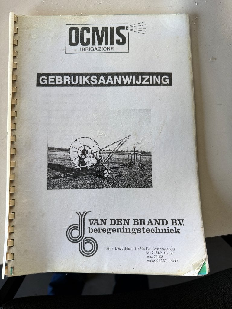 Gebruikshandleiding ocmis haspel, Ophalen of Verzenden