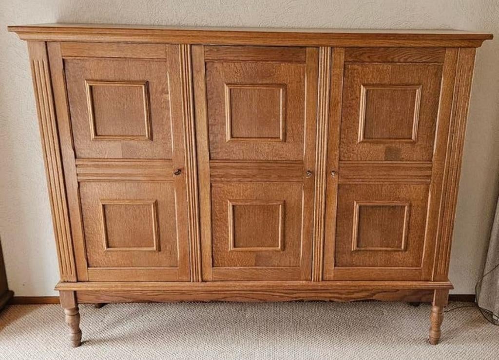 Karaktervolle eikenhouten kast, Huis en Inrichting, Ophalen, 25 tot 50 cm, Eikenhout