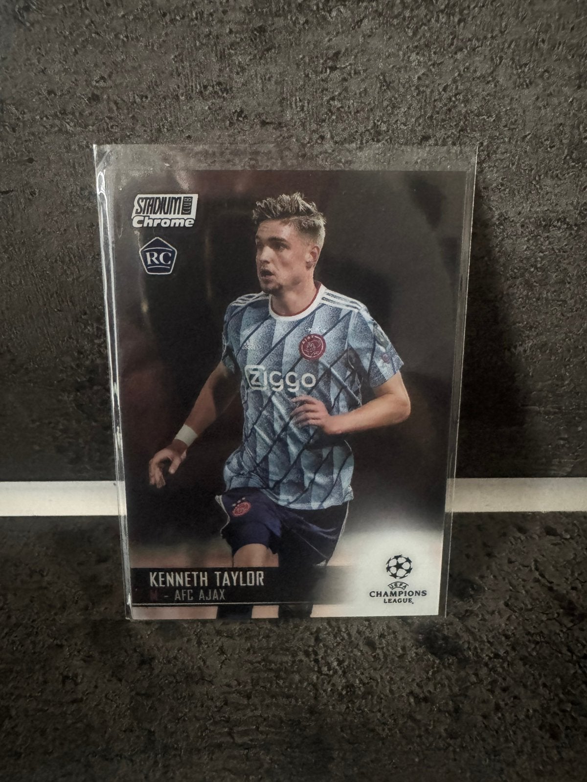 Kenneth Taylor (ajax) topps chrome rookie, Ophalen of Verzenden, Zo goed als nieuw, Plaatje