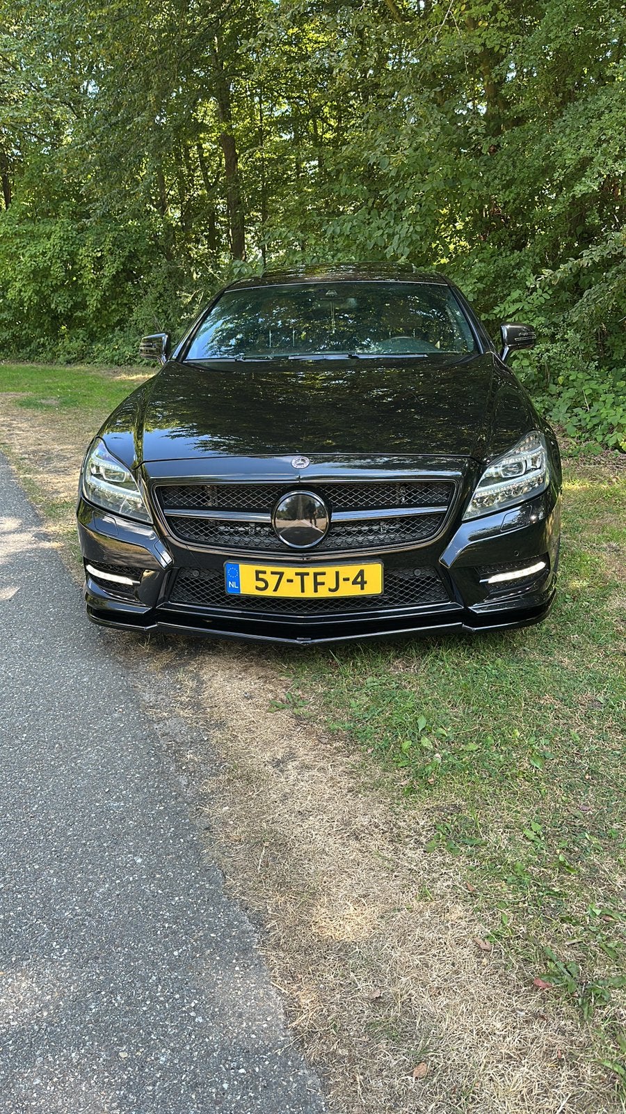 Mercedes-Benz CLS 500 Blue Eff. 4M Aut7 2012 Zwart, Auto's, 8 cilinders, 4 stoelen, Vierwielaandrijving, Particulier