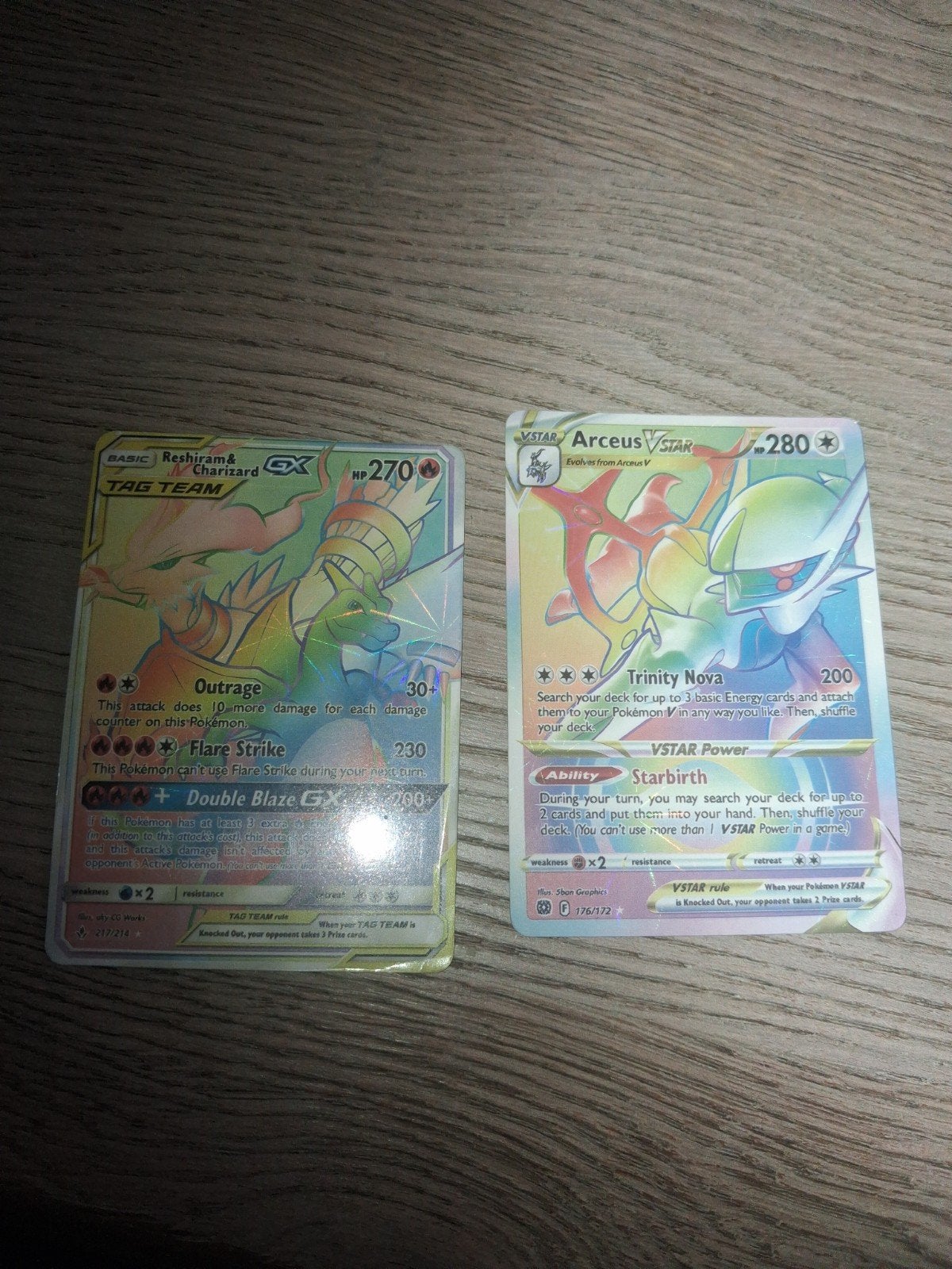 Pokémon Kaarten: Reshiram & Charizard GX & Arceus VSTAR, Hobby en Vrije tijd, Verzamelkaartspellen | Pokémon, Ophalen of Verzenden