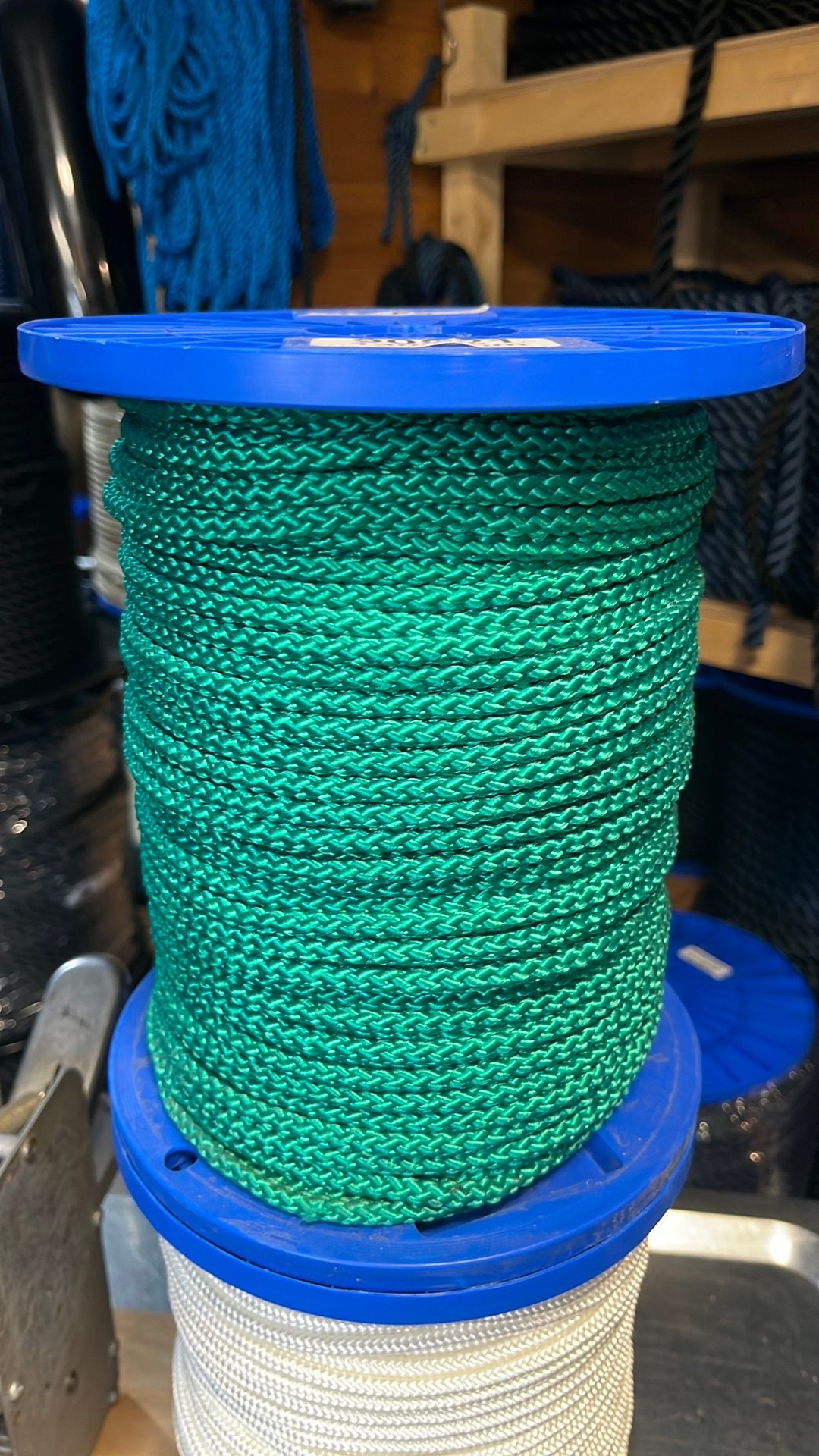 130 meter 6 mm dik gevlochten touw, Ophalen of Verzenden, Nieuw, Lijn of Blok