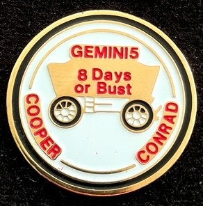 Gemini 5- 8 days of bust pin, Verzamelen, Speldjes, Pins en Buttons, Ophalen of Verzenden, Nieuw, Transport, Speldje of Pin