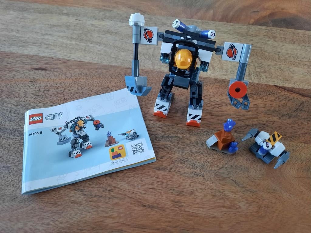 Lego set nummer 60428 city ruimtebouwmecha, Ophalen of Verzenden