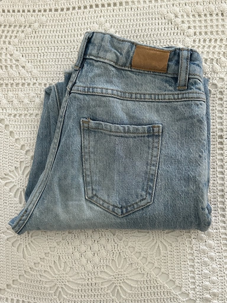 Stoere Shoeby jeans / spijkerbroek – Maat 152 – Straight leg, Broek, Gebruikt, Meisje, Ophalen of Verzenden